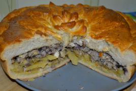 Рецепт осетинского пирога с картошкой и сыром Сырный пирог с картофелем рецепты