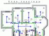 Pengkabelan listrik di apartemen: menyusun diagram, aturan, dan algoritma kerja Diagram pengkabelan listrik di apartemen empat kamar