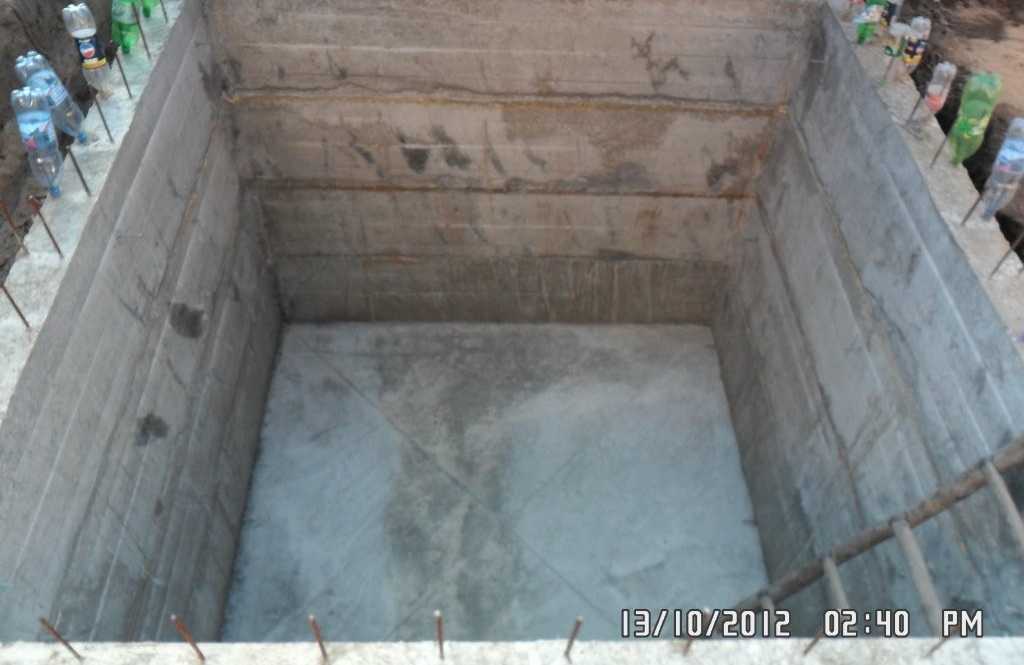 заливной погреб из бетона